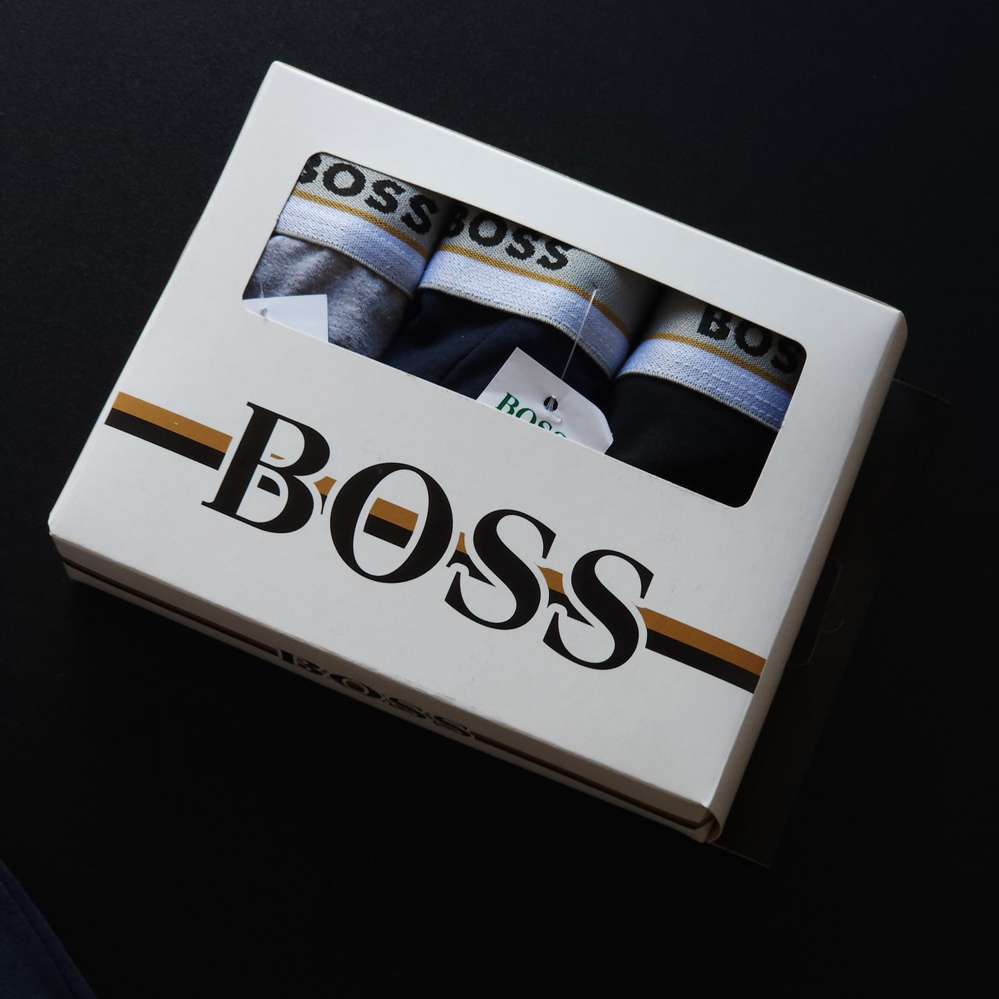 12 Cuecas (1 grade) Linha Premium com 3 cores / Acompanha 4 caixinhas grátis