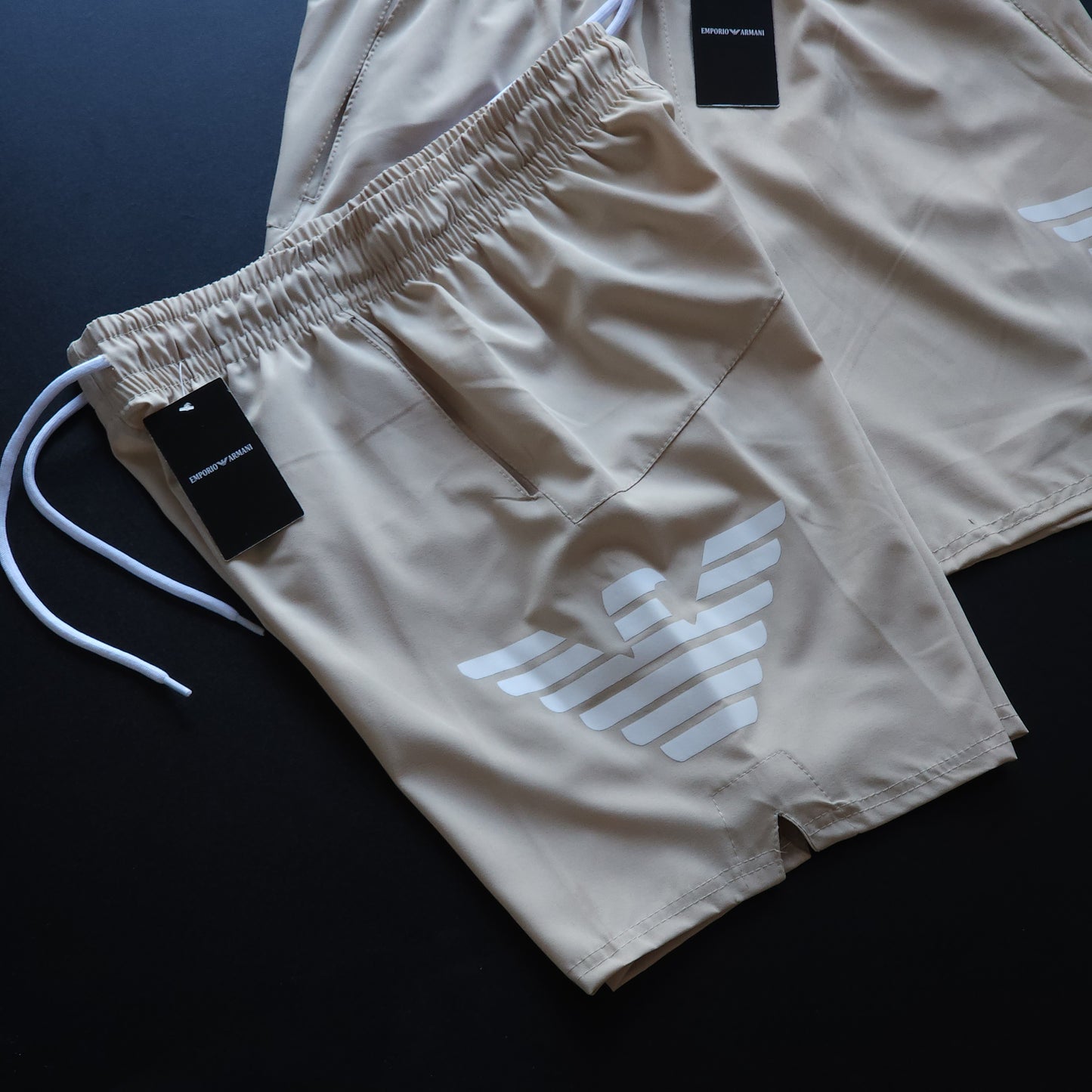 Short Elastano Bege