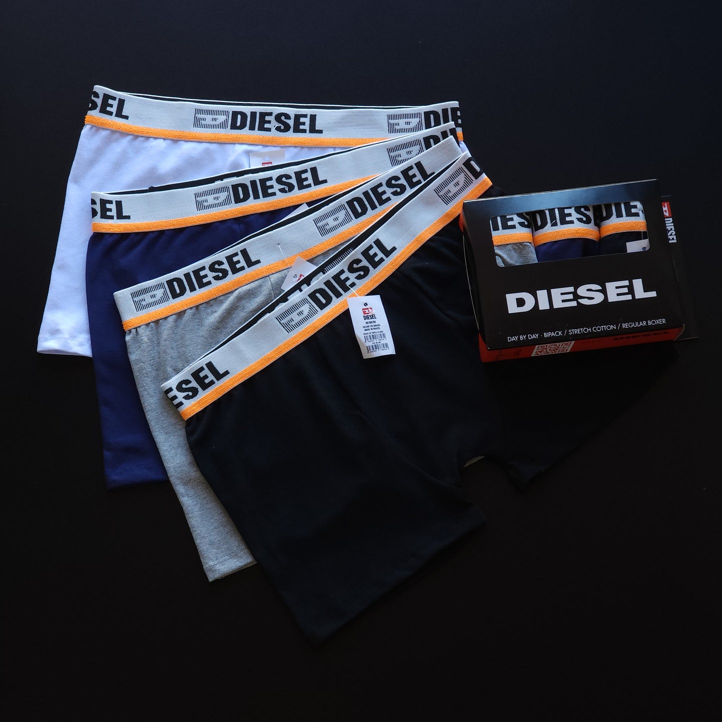 1 GRADE (12 CUECAS) PREMIUM 3 CORES - (4 CAIXINHAS GRÁTIS)