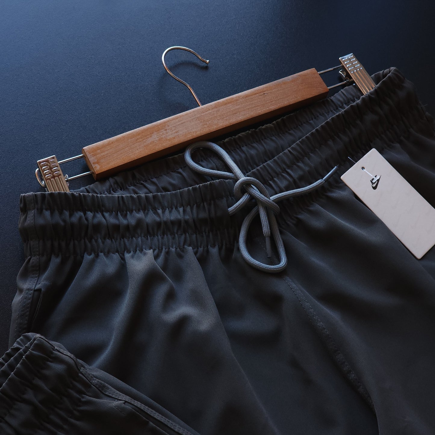 Short Elastano Cinza Chumbo