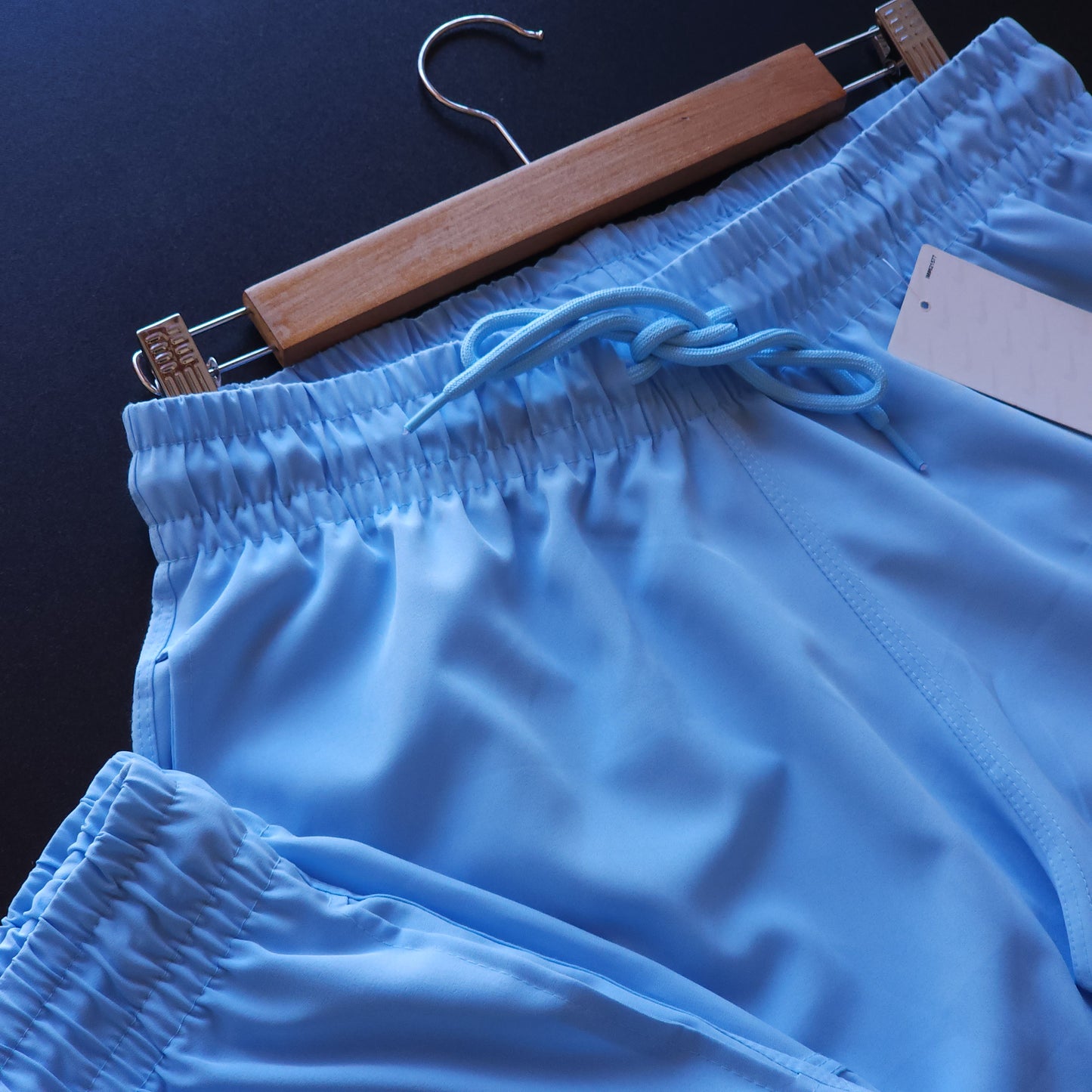 Short Elastano Azul Bebê
