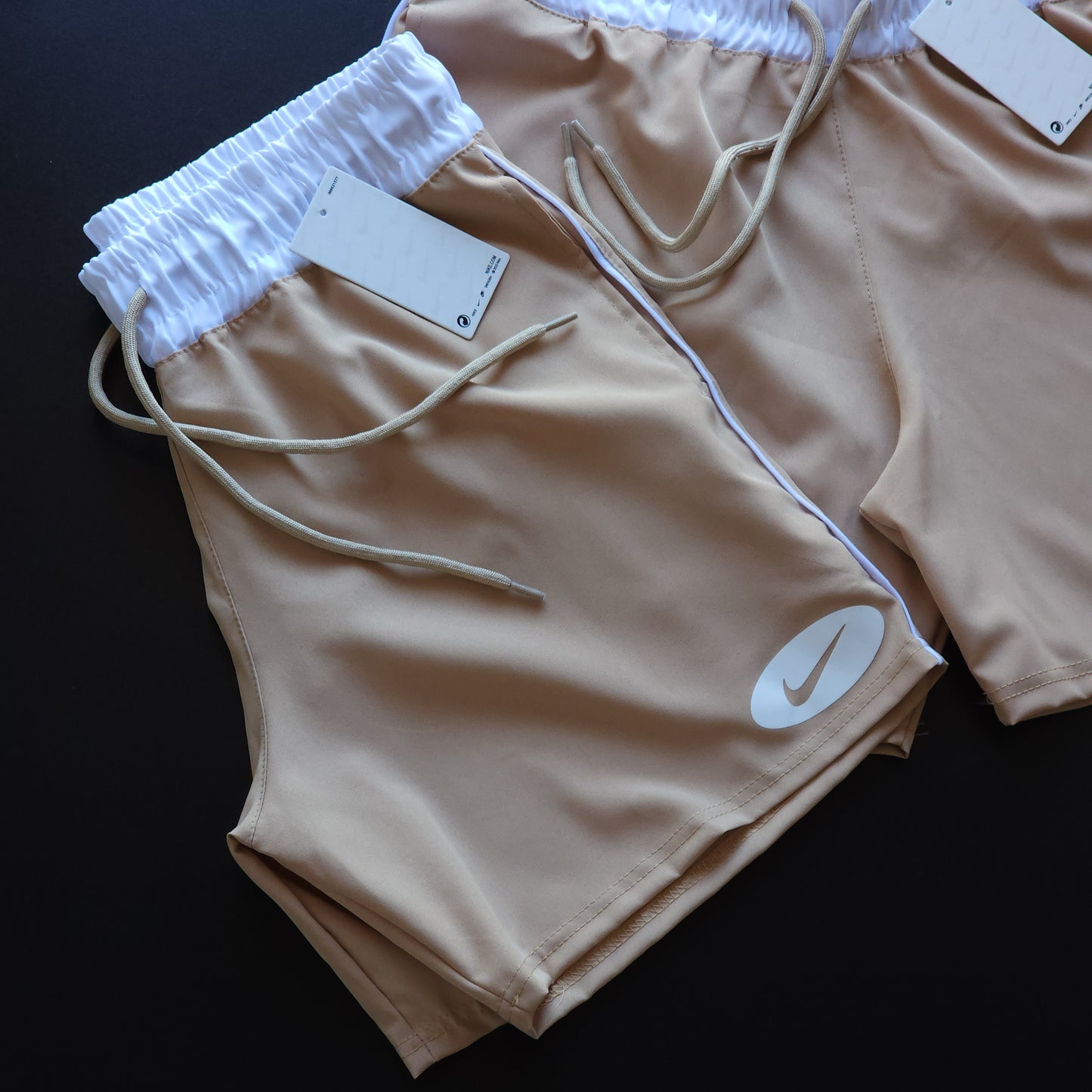 Short Elastano Bege
