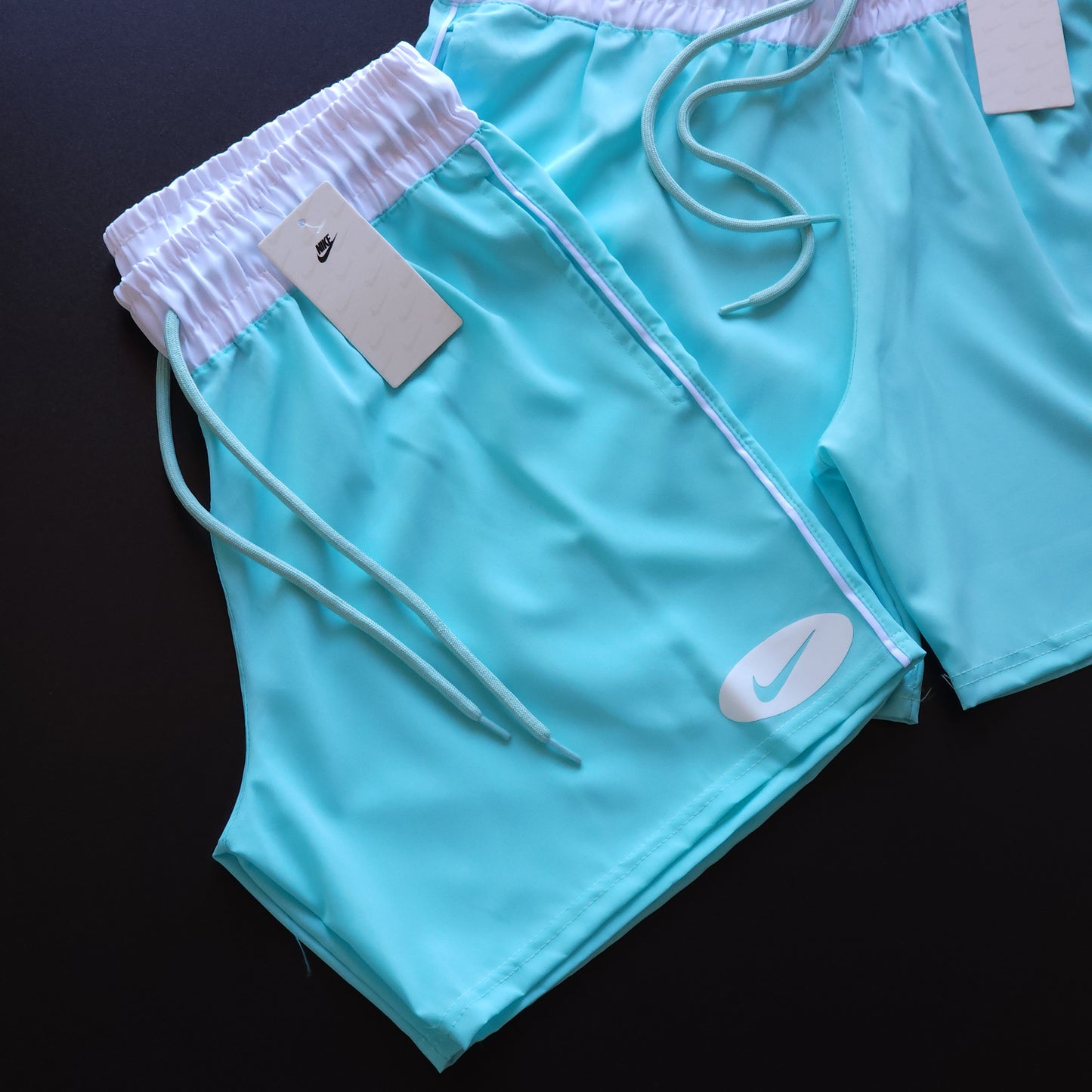 Short Elastano Azul Piscina