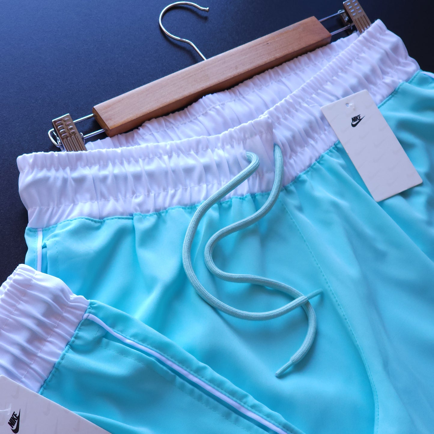 Short Elastano Azul Piscina