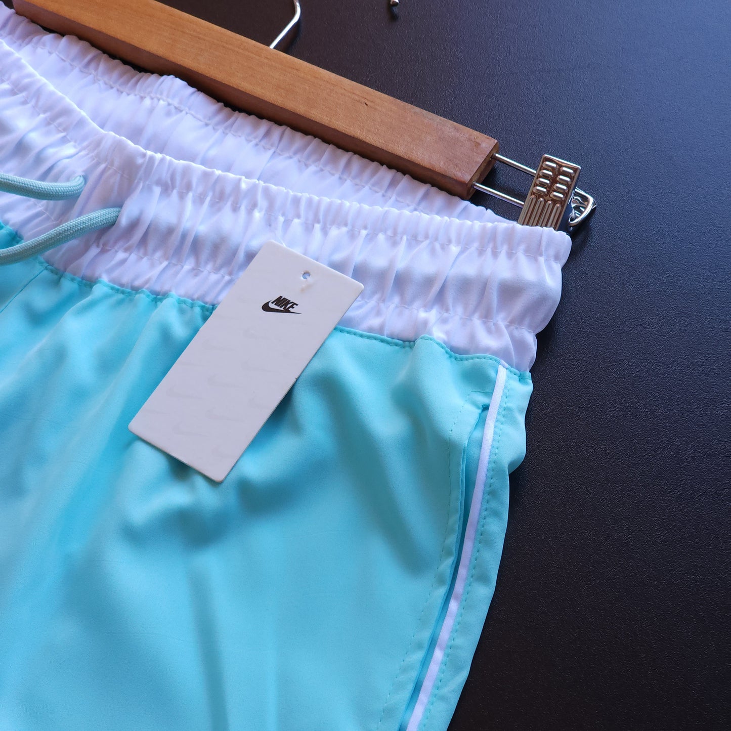 Short Elastano Azul Piscina