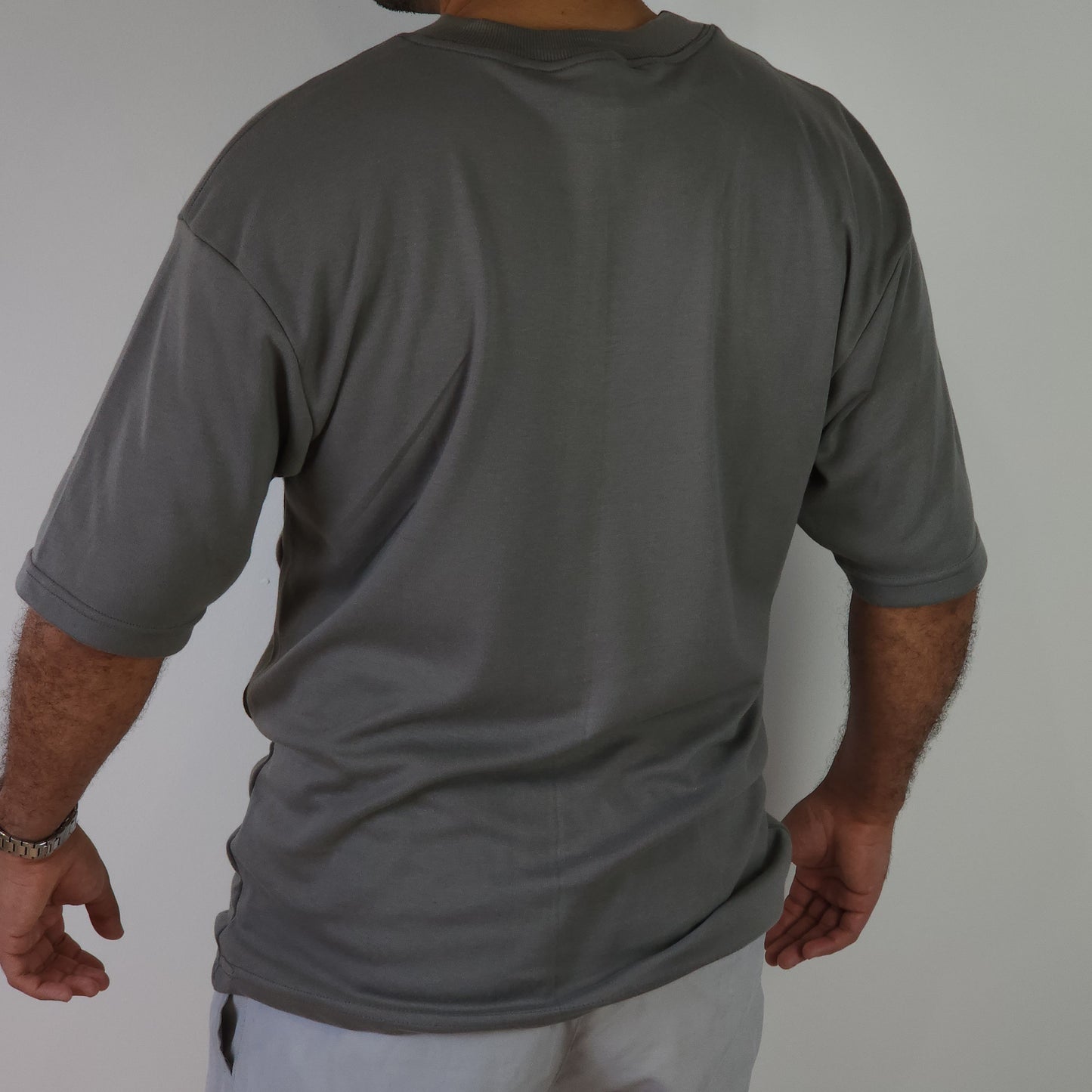 Camiseta Oversized Malha Suedine Gold - 220 de gramatura