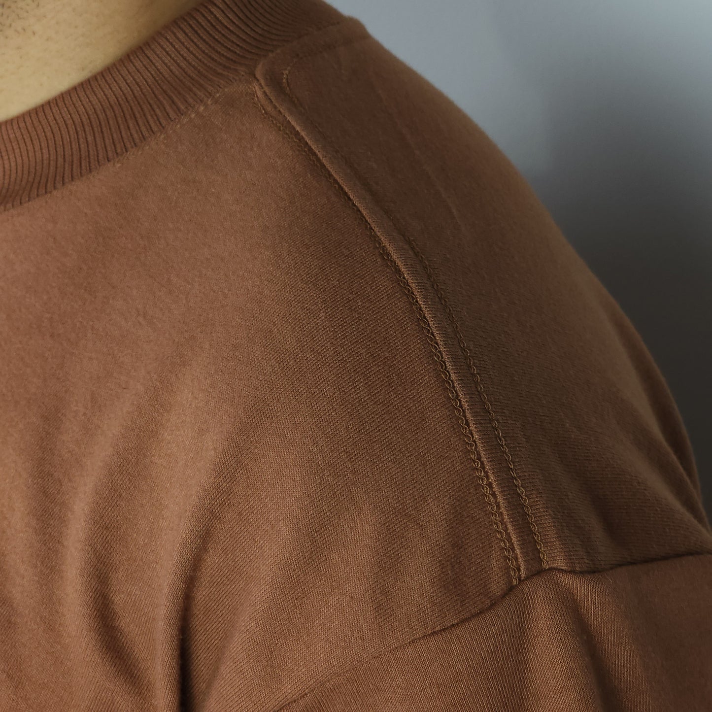 Camiseta Oversized Malha Suedine Gold - 220 de gramatura