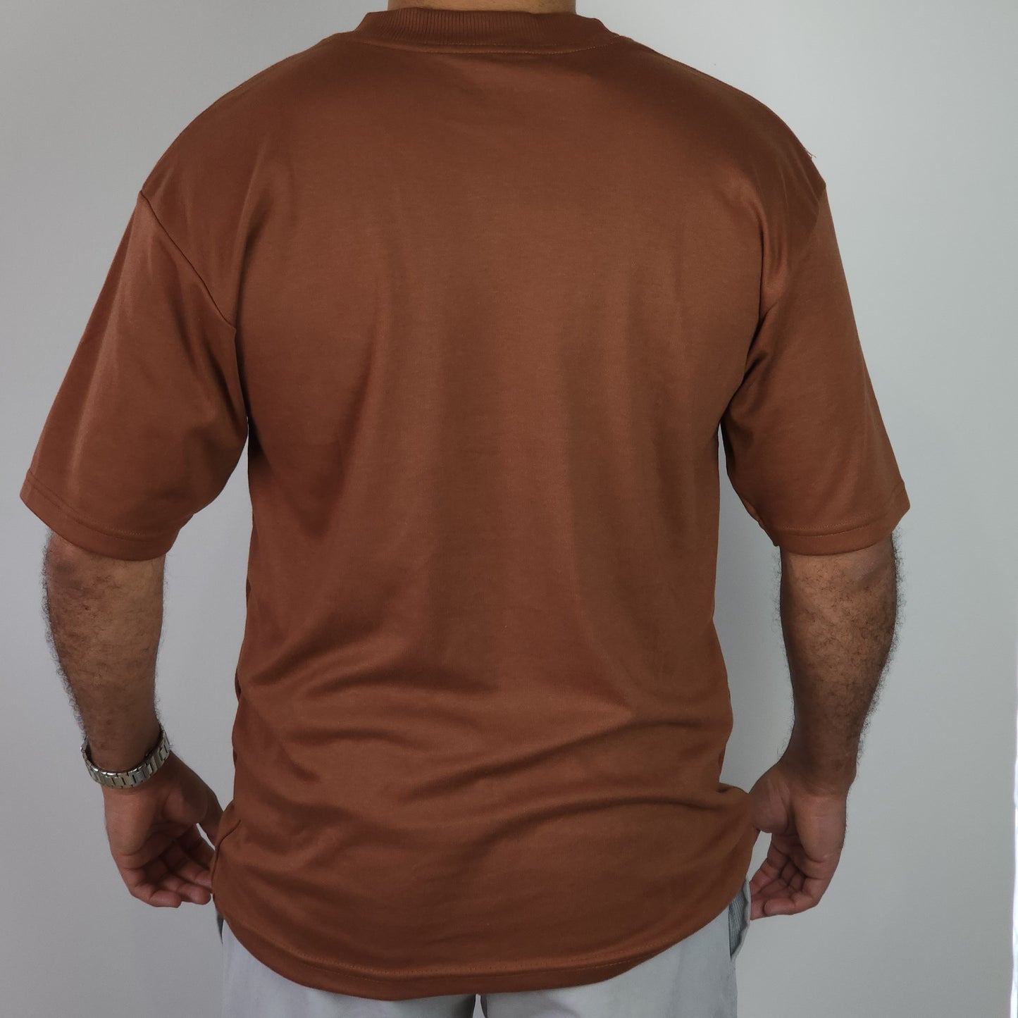 Camiseta Oversized Malha Suedine Gold - 220 de gramatura
