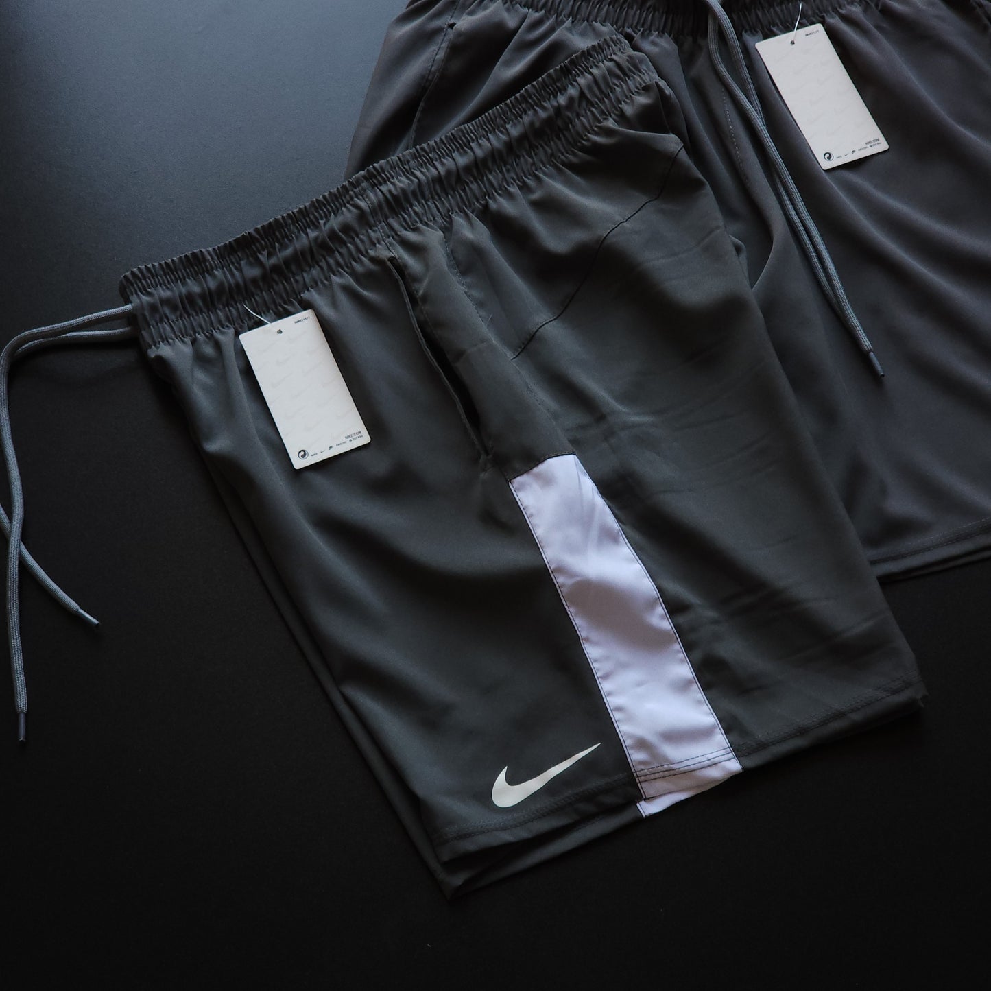 Short Elastano Cinza Chumbo