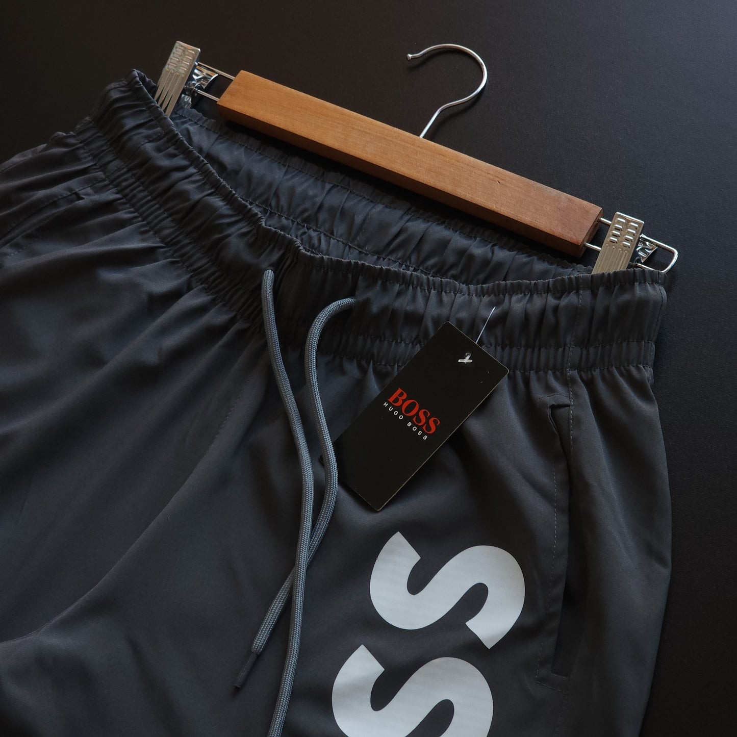 Short Elastano - Cinza Chumbo