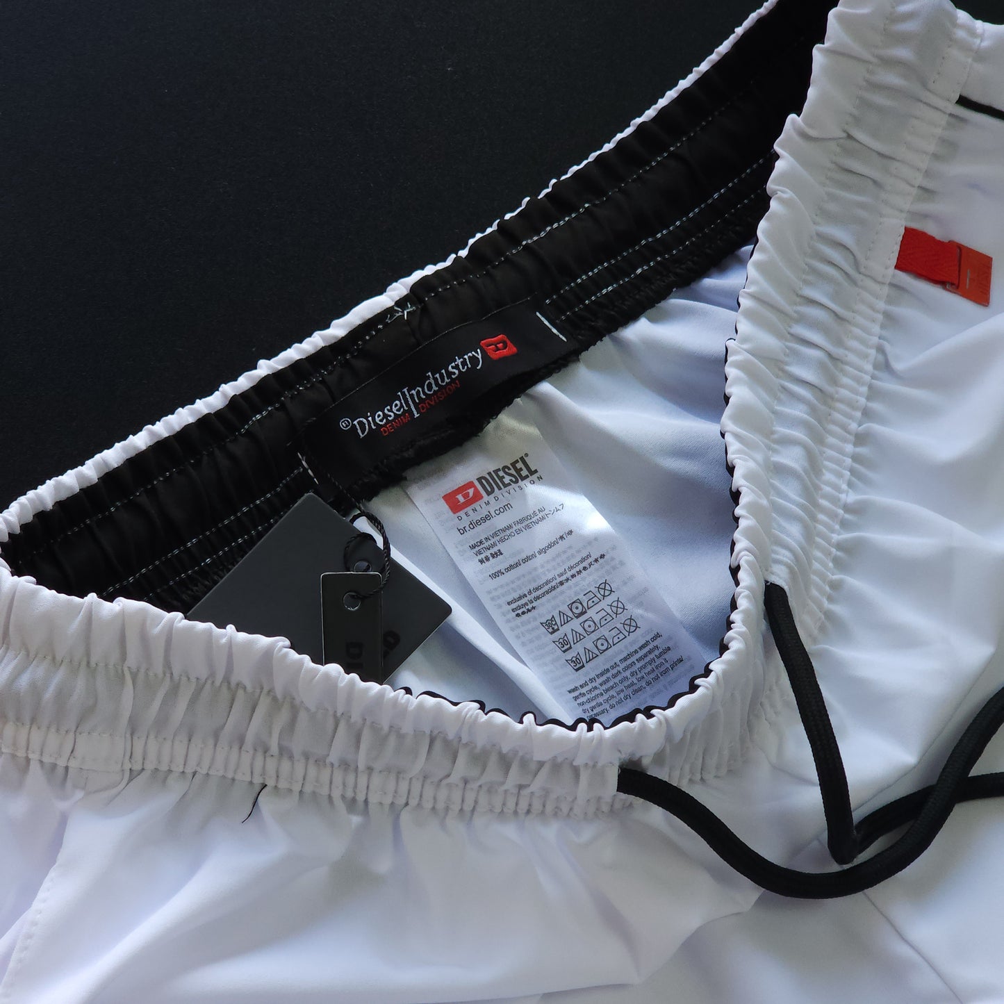 SHORT MAURICINHO LINHA LUXO - BRANCO