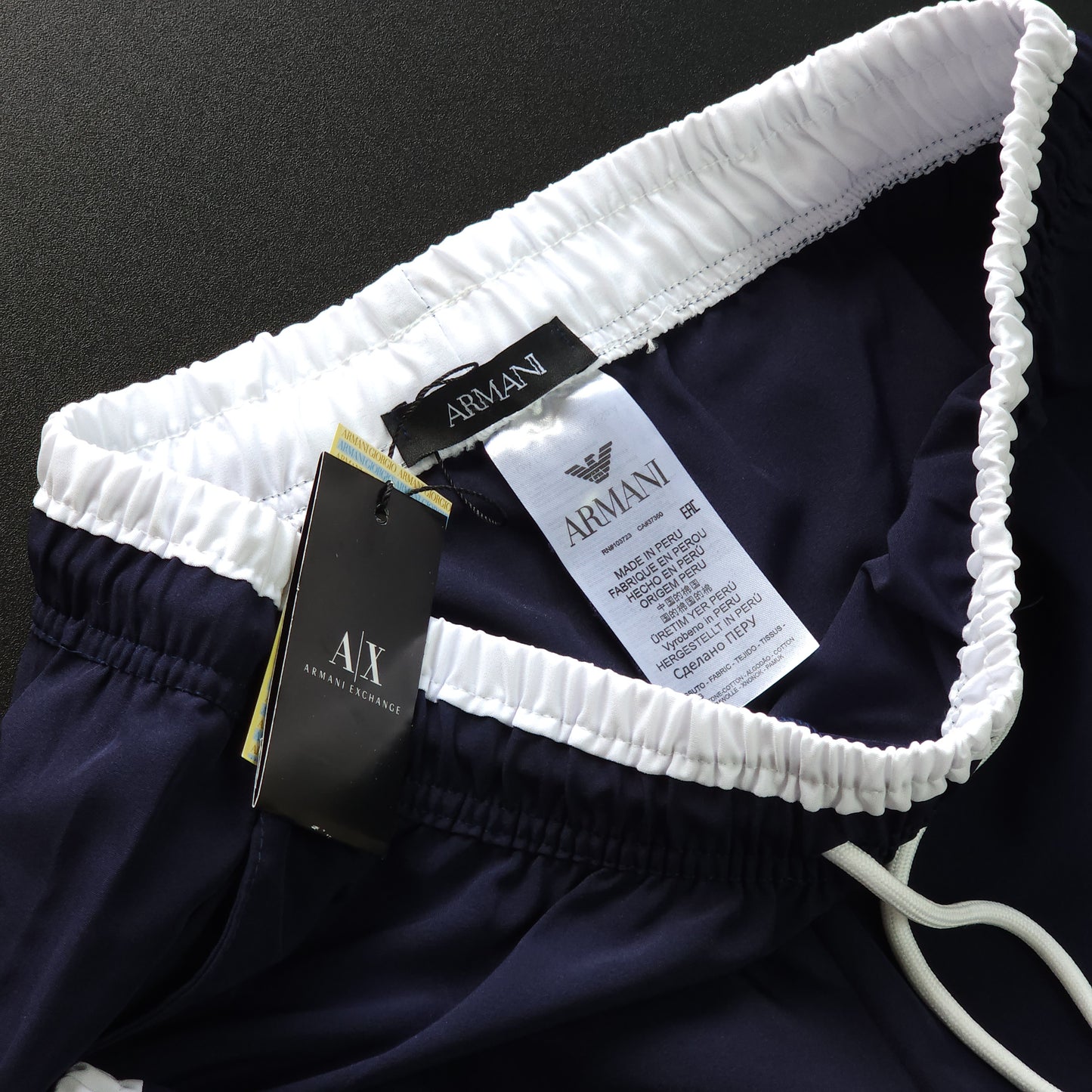 SHORT MAURICINHO LINHA LUXO - MARINHO