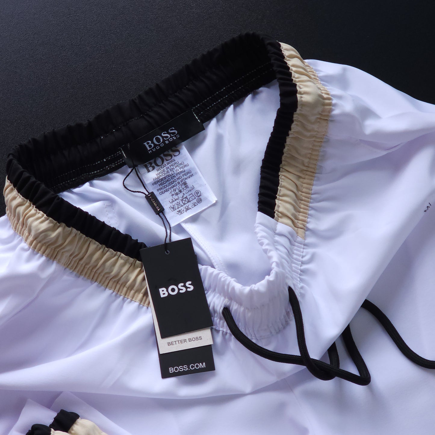 SHORT MAURICINHO LINHA LUXO - BRANCO