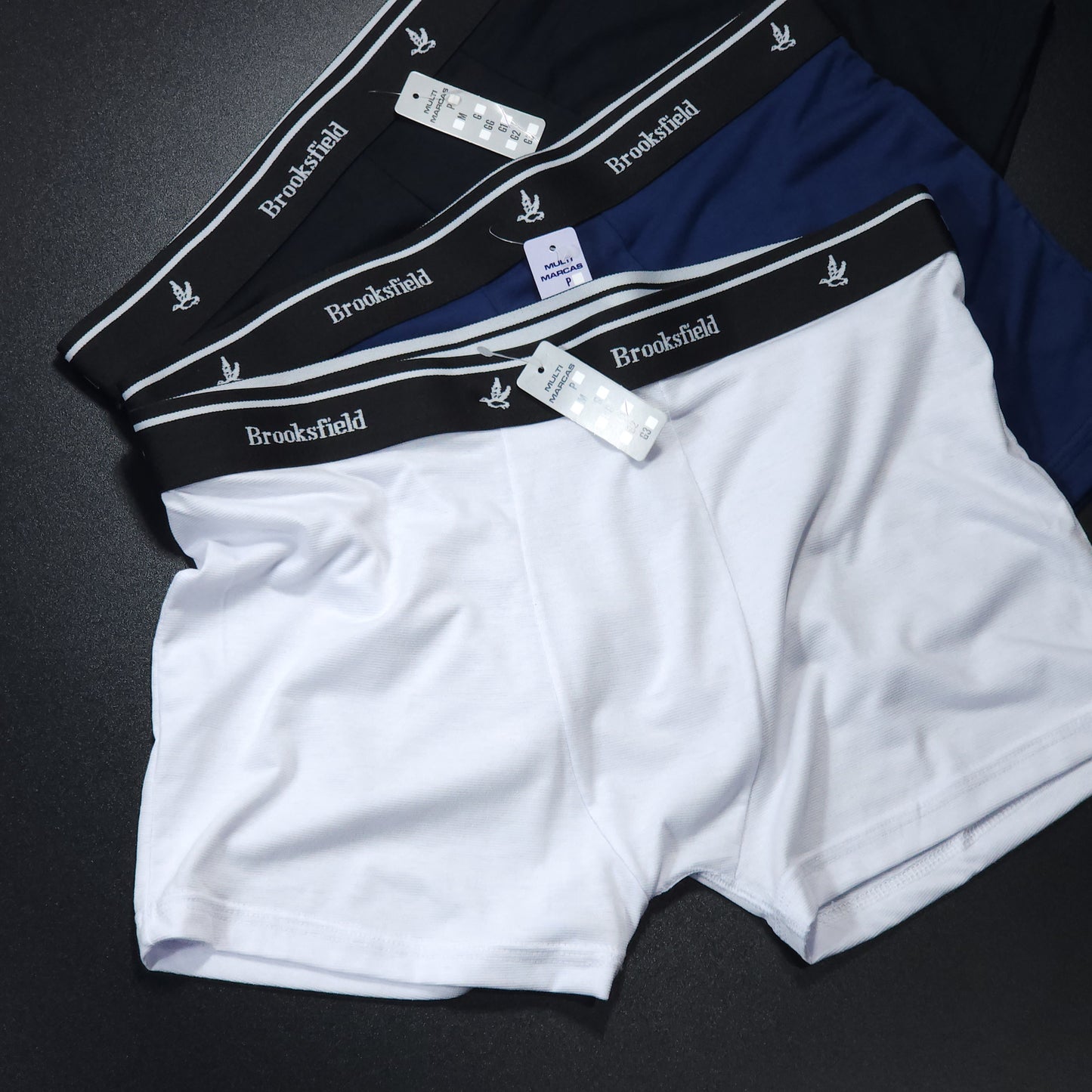 1 grade com 12 cuecas Plus Size - Tecido poliamida peletizada Premium - (Não acompanham caixinhas)