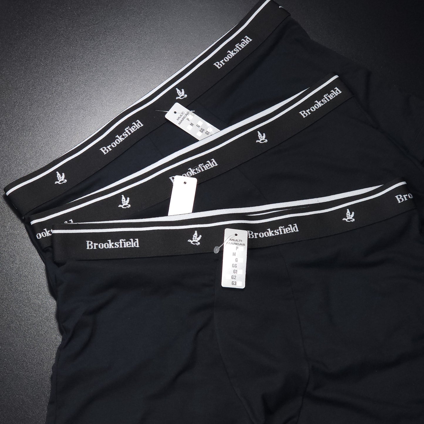 1 grade com 12 cuecas Plus Size - Tecido poliamida peletizada Premium - (Não acompanham caixinhas)