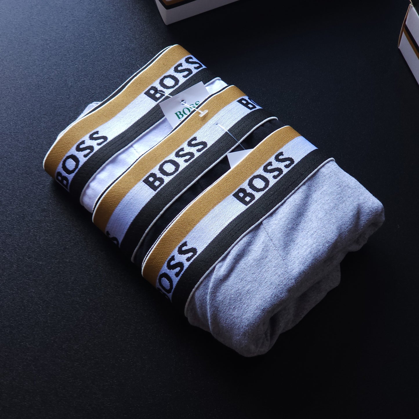 1 GRADE PREMIUM (12 CUECAS) COM 3 CORES SORTIDAS - ACOMPANHA 4 CAIXINHAS GRÁTIS