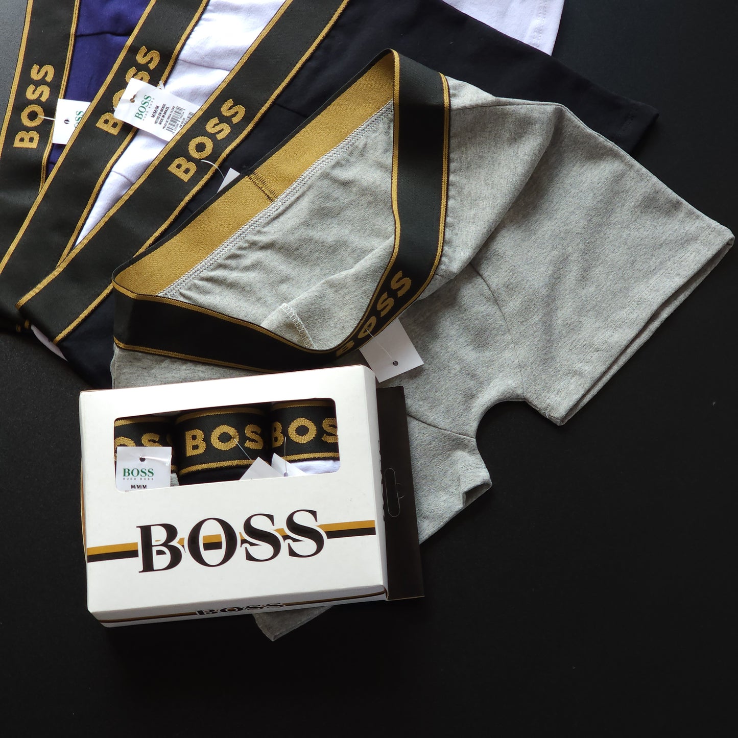 1 GRADE (12 CUECAS) PREMIUM 2 CORES - (4 CAIXINHAS GRÁTIS)