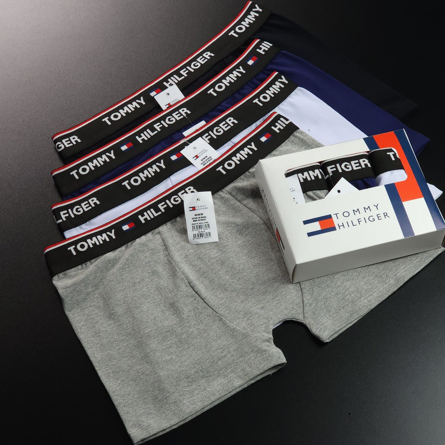 1 GRADE (12 CUECAS) PREMIUM COM 3 CORES SORTIDAS - (4 CAIXINHAS GRÁTIS)