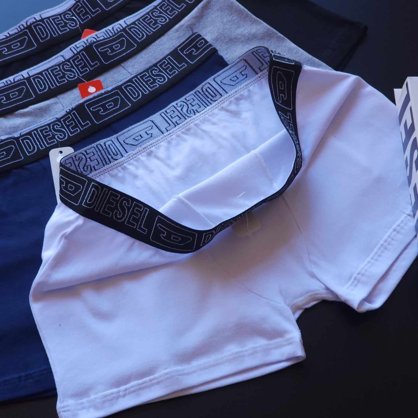 1 GRADE (12 CUECAS) LUXO 3 CORES - (4 CAIXINHAS GRÁTIS)