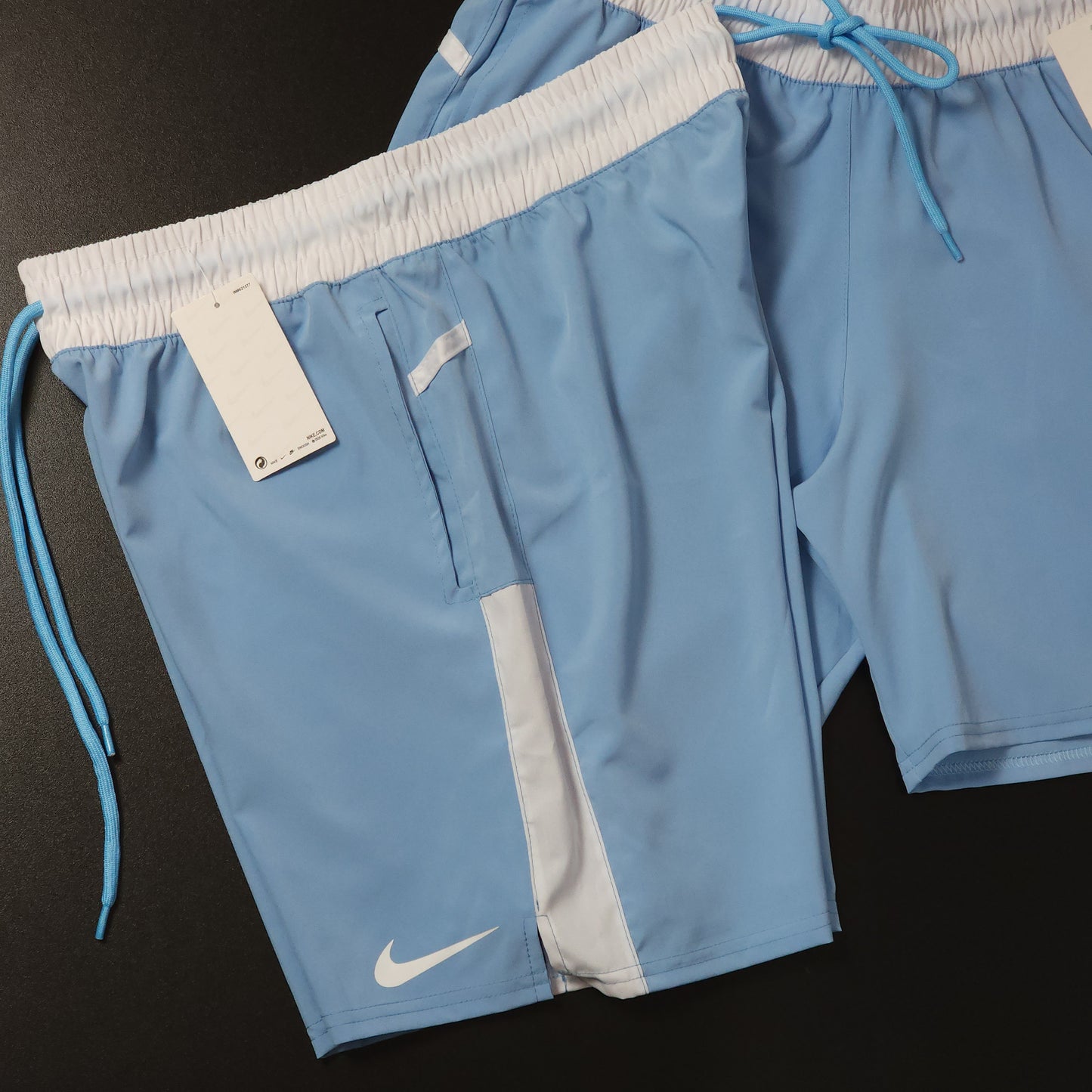 Short Elastano - Azul Bebê