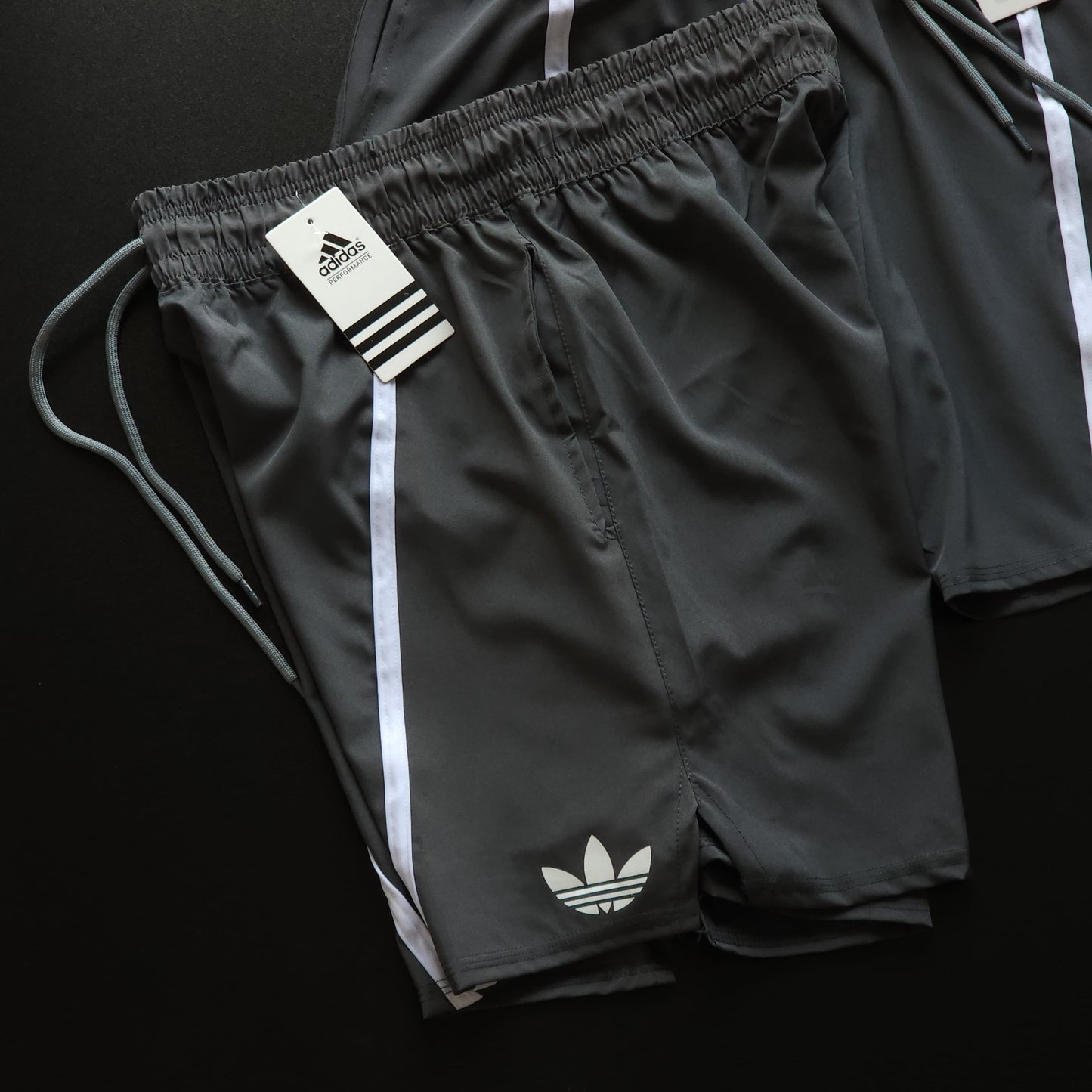 Short Elastano - CINZA