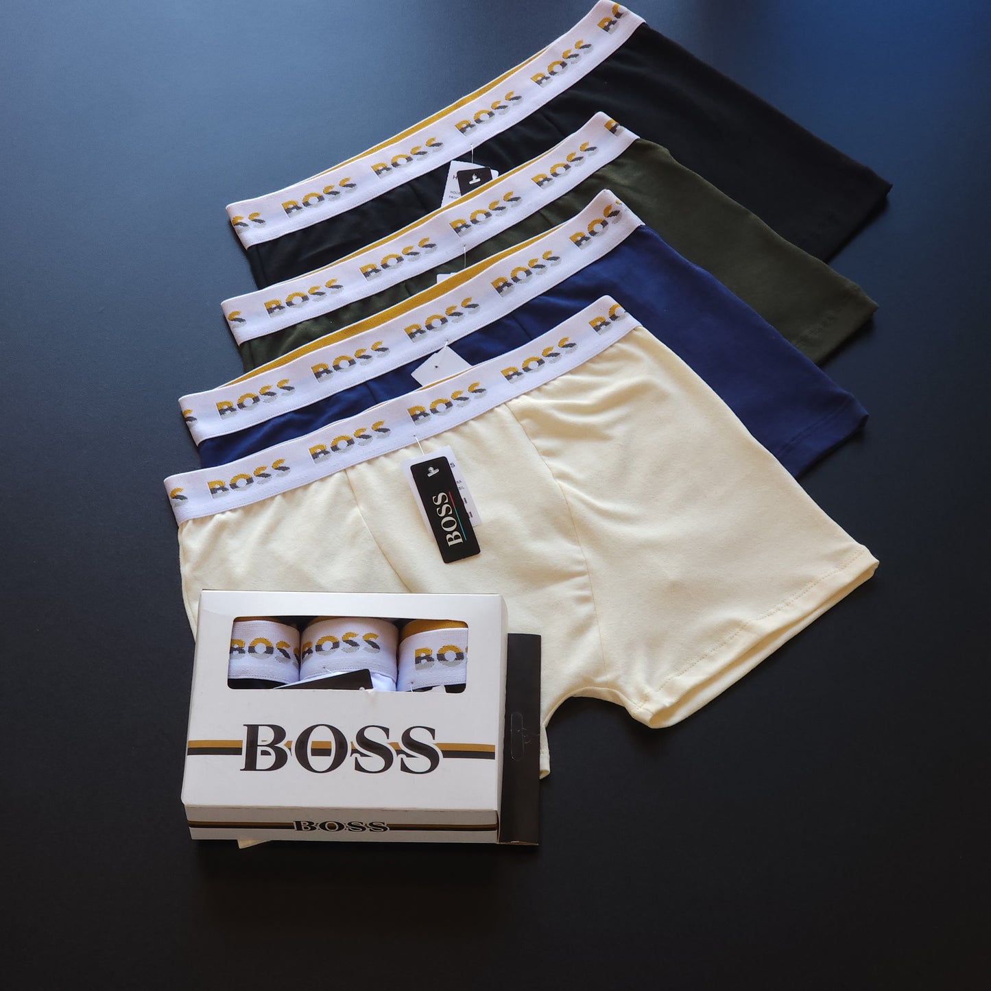 1 GRADE (12 CUECAS) PREMIUM 3 CORES - (4 CAIXINHAS GRÁTIS)