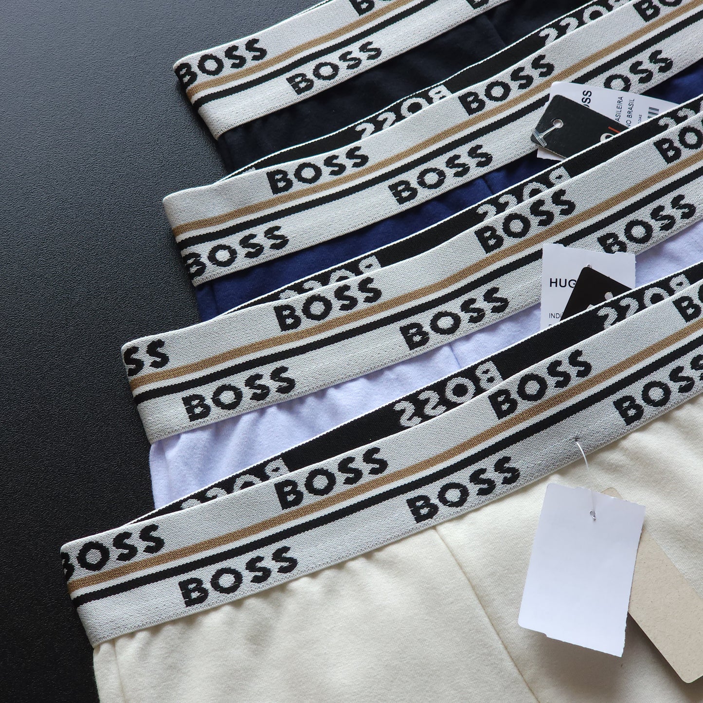 1 GRADE (12 CUECAS) LUXO 3 CORES - (4 CAIXINHAS GRÁTIS)