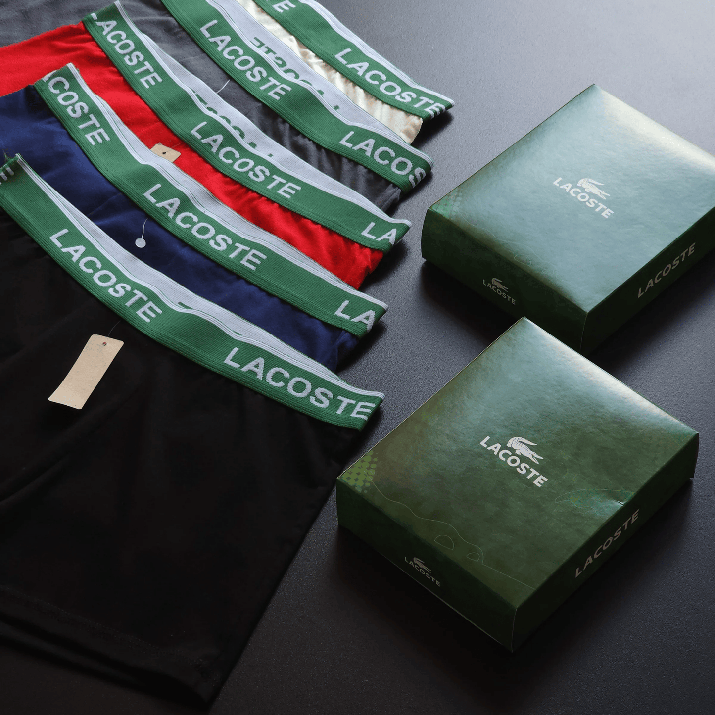 1 GRADE (12 CUECAS) LUXO 3 CORES - (4 CAIXINHAS GRÁTIS)