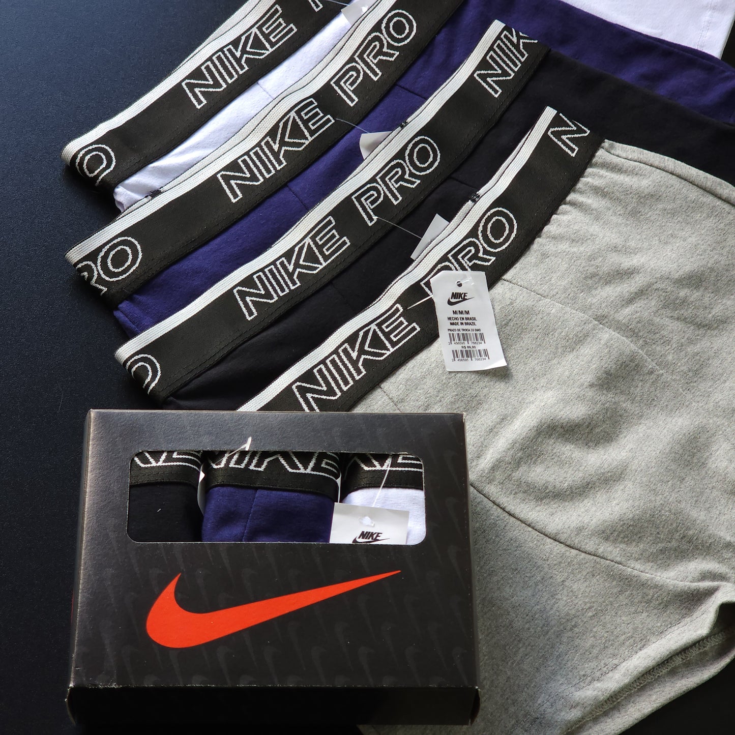 1 GRADE (12 CUECAS) PREMIUM 3 CORES - (4 CAIXINHAS GRÁTIS)