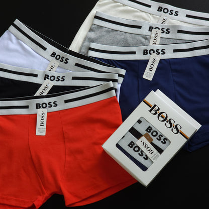 1 GRADE (12 CUECAS) LUXO 3 CORES - (4 CAIXINHAS GRÁTIS)