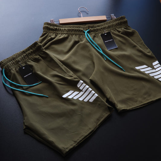 Short Elastano Verde Musgo