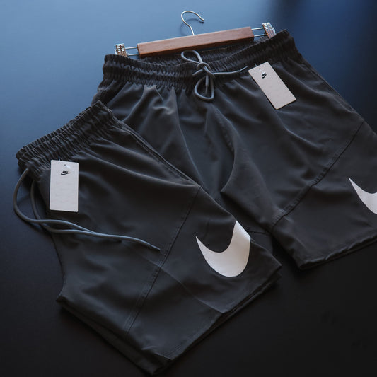 Short Elastano Cinza Chumbo
