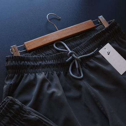 Short Elastano Cinza Chumbo