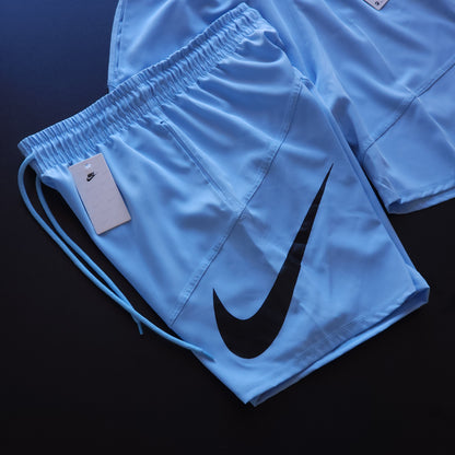 Short Elastano Azul Bebê