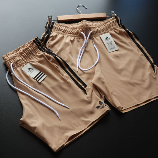 Short Elastano Bege