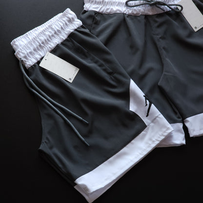 Short Elastano Cinza Chumbo