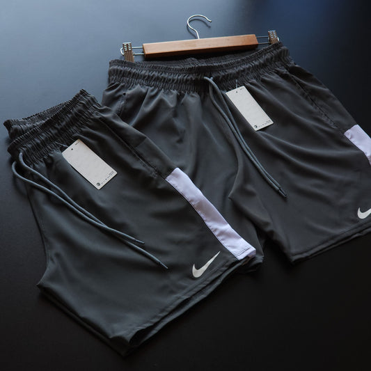 Short Elastano Cinza Chumbo