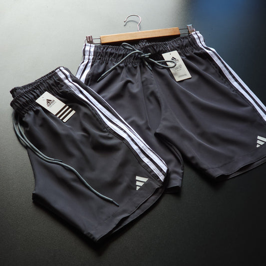 Short Elastano Cinza Chumbo