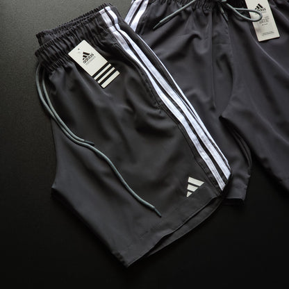 Short Elastano Cinza Chumbo