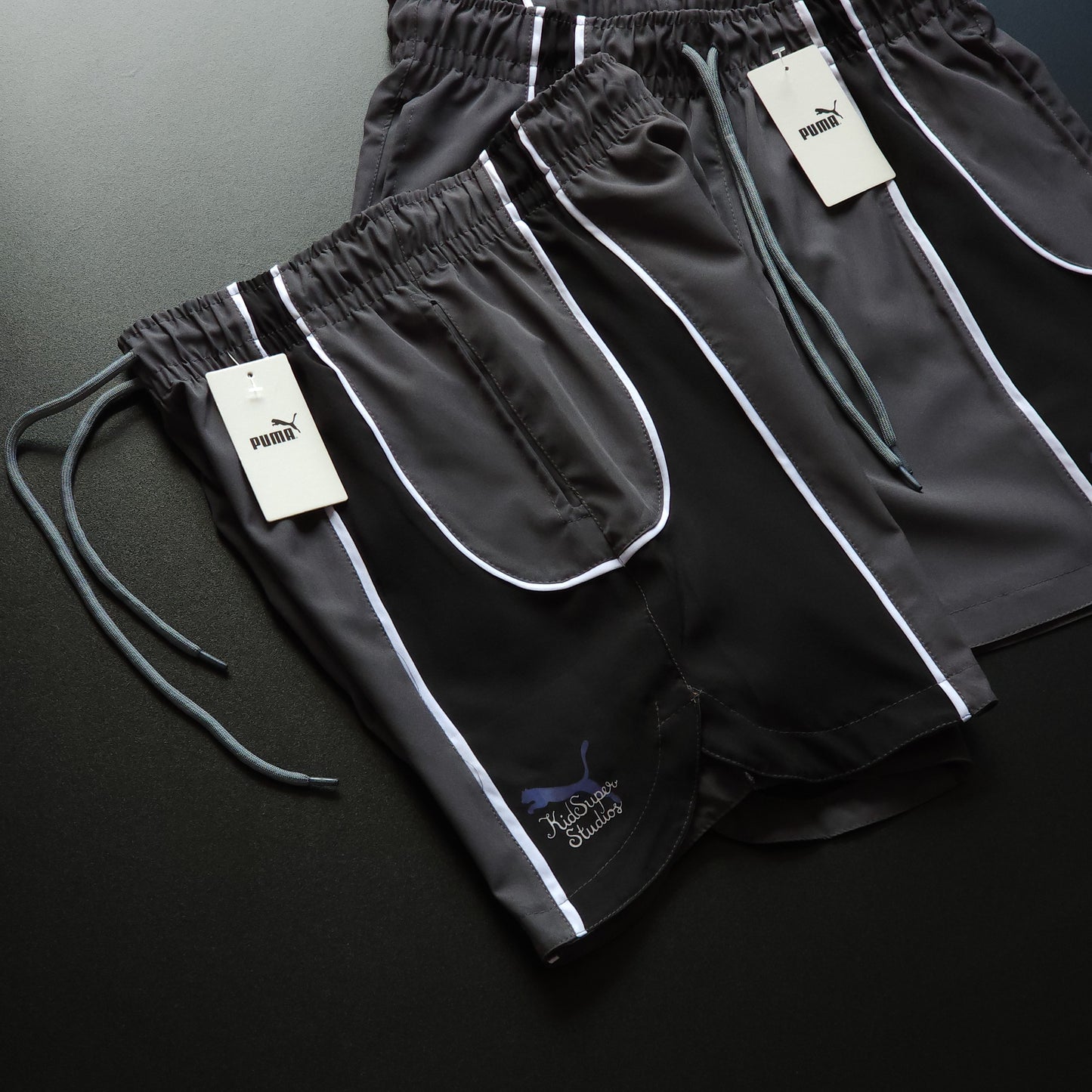 Short Elastano - Cinza Chumbo