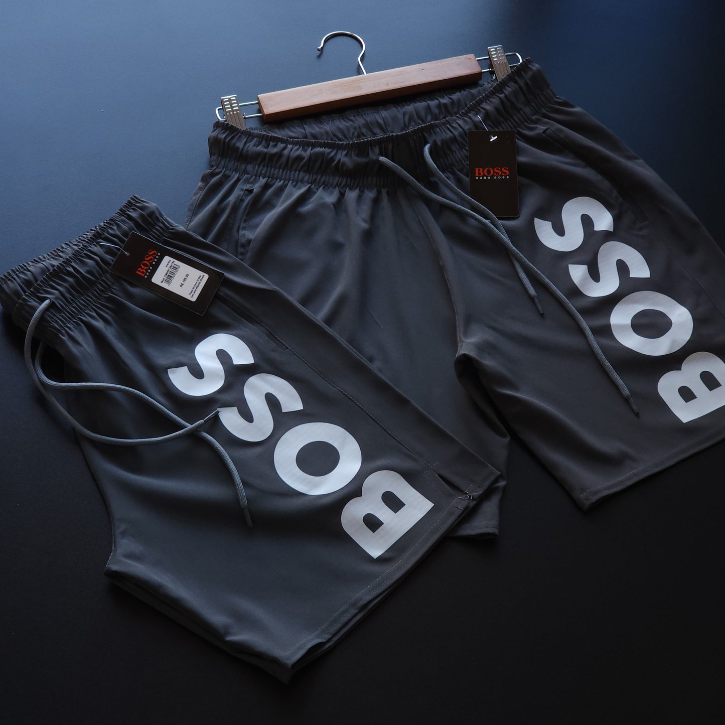 Short Elastano - Cinza Chumbo