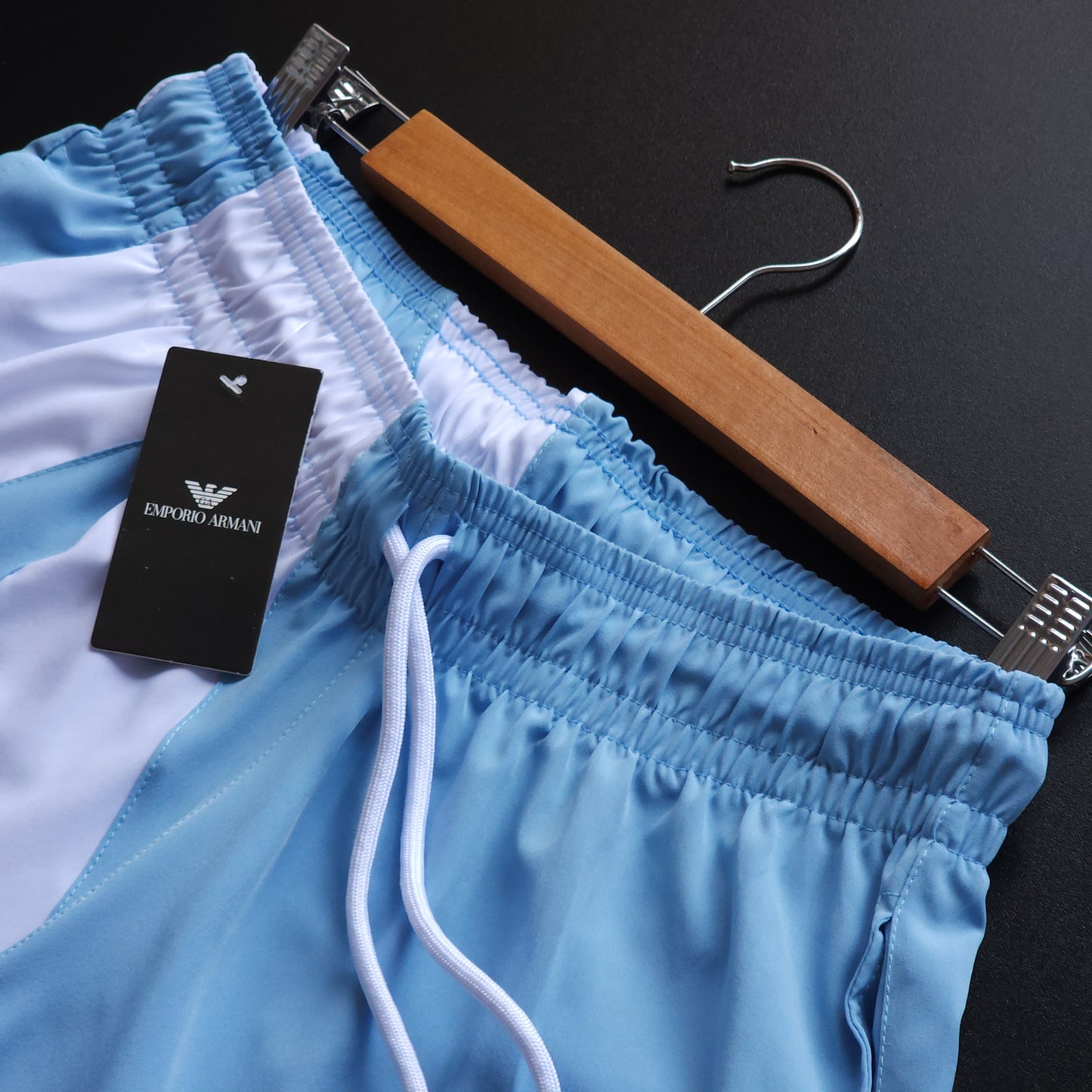 Short Elastano - Azul Bebê