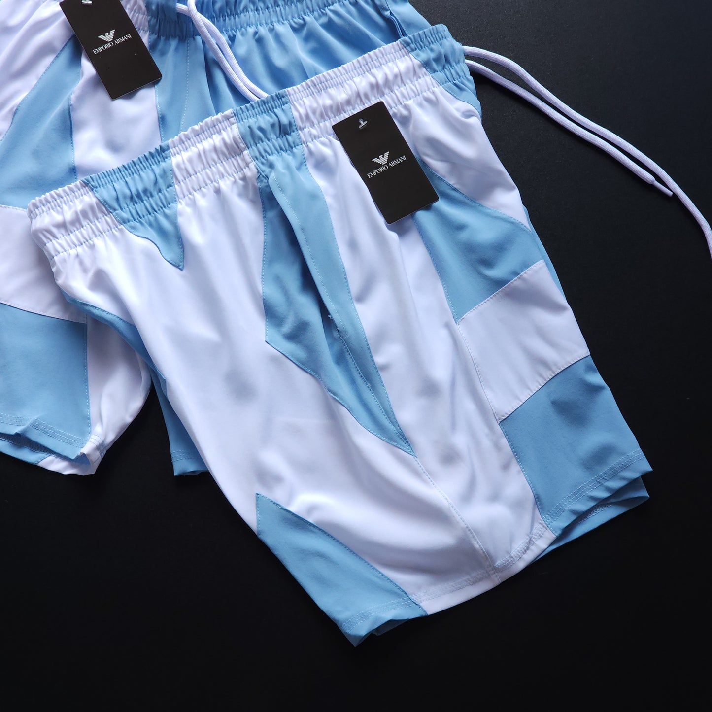 Short Elastano - Azul Bebê