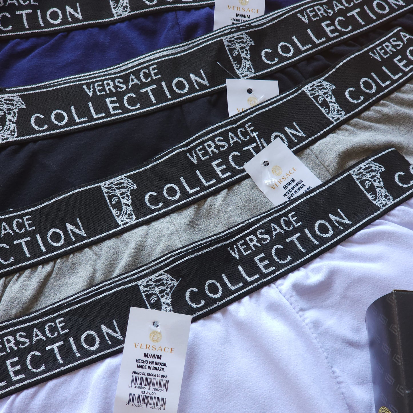 1 GRADE (12 CUECAS) PREMIUM 3 CORES - (4 CAIXINHAS GRÁTIS)