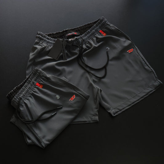 SHORT MAURICINHO LINHA LUXO - CINZA CHUMBO