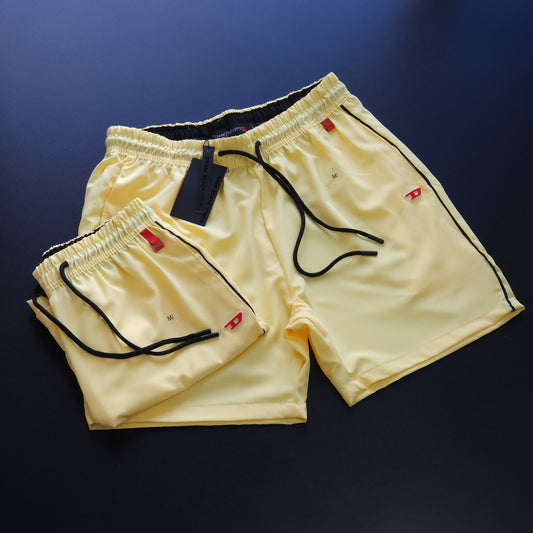 SHORT MAURICINHO LINHA LUXO - AMARELO