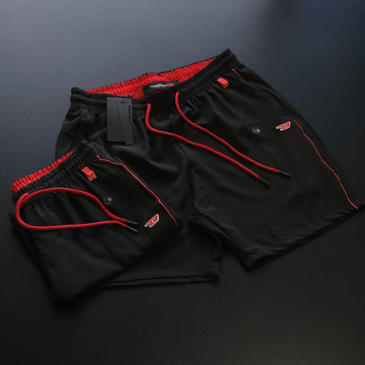 SHORT MAURICINHO LINHA LUXO - PRETO