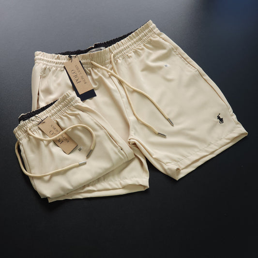 SHORT MAURICINHO LINHA LUXO - BEGE