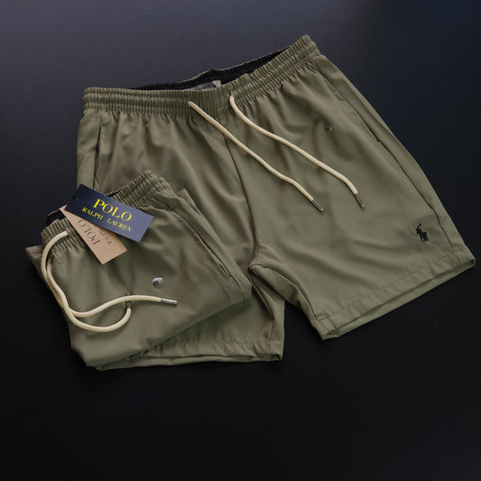 SHORT MAURICINHO LINHA LUXO - VERDE OLIVA