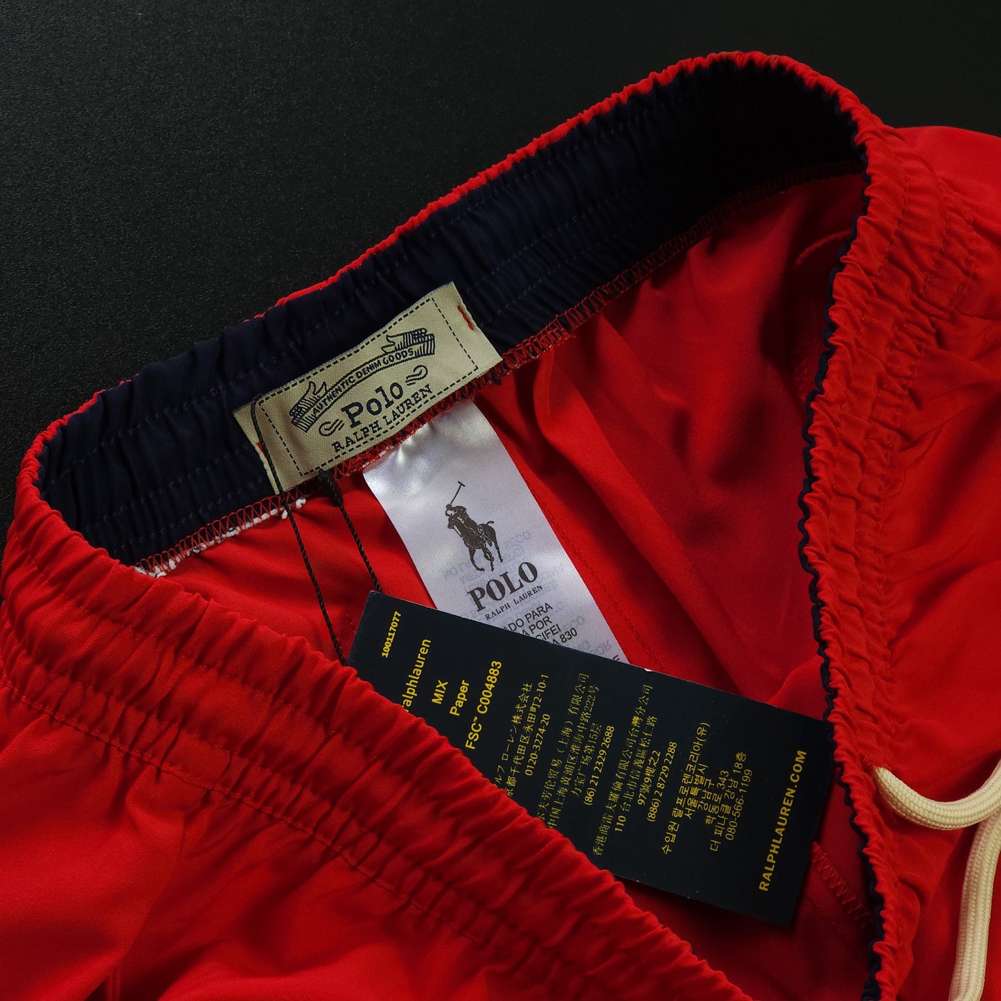 SHORT MAURICINHO LINHA LUXO - VERMELHO